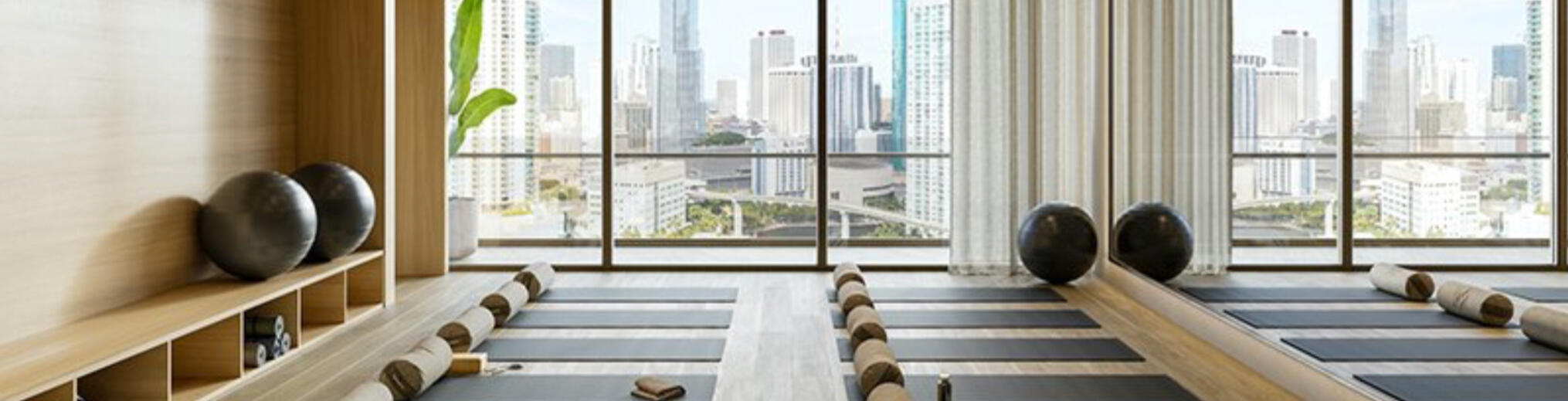 Yoga lounge and terrace